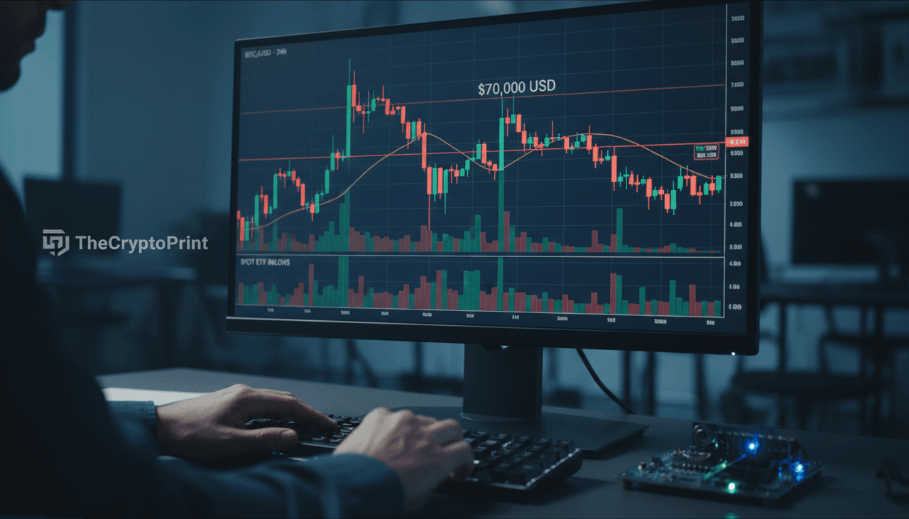 Bitcoin Stalls Below $70K Despite Robust ETF Inflows: Unpacking the Market Pressures